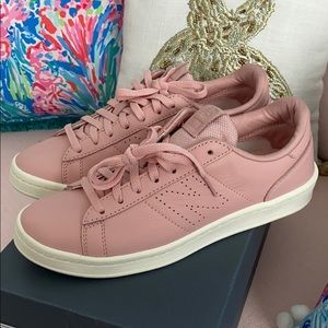NIB J.Crew x New Balance Pink Leather Sneakers 6.5